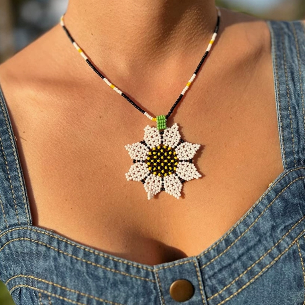 Handmade beaded necklace